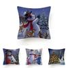 Cozy And Festive Christmas Snowman Pillow Case For Home Sofa Car Decoration Gift
