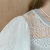 MAXZA Lace Block Emblem PrinT T shirT zc06qT029on