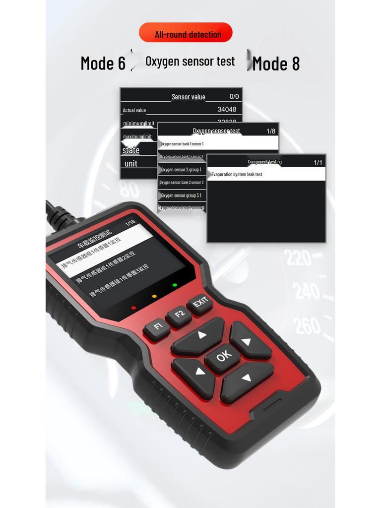 V519 OBD2 ELM327 Car Diagnostic Scanner and Code Reader