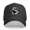 K GerUnisex Shepherd Graphic Print Adjustable Lightweight Sun Hat for Unisex Women Outdoor Sports C Sandwich Baseball Cap