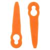 50pcs Plastic Blades For STIHL FSA 45 Cordless Grass Trimmer Mowing Heads For Grass Cutter Lawn Mower Replacement Plastic Blades