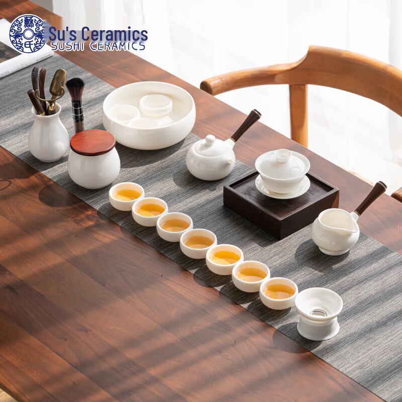 Dehua Ceramic Kung Fu Tea Set
