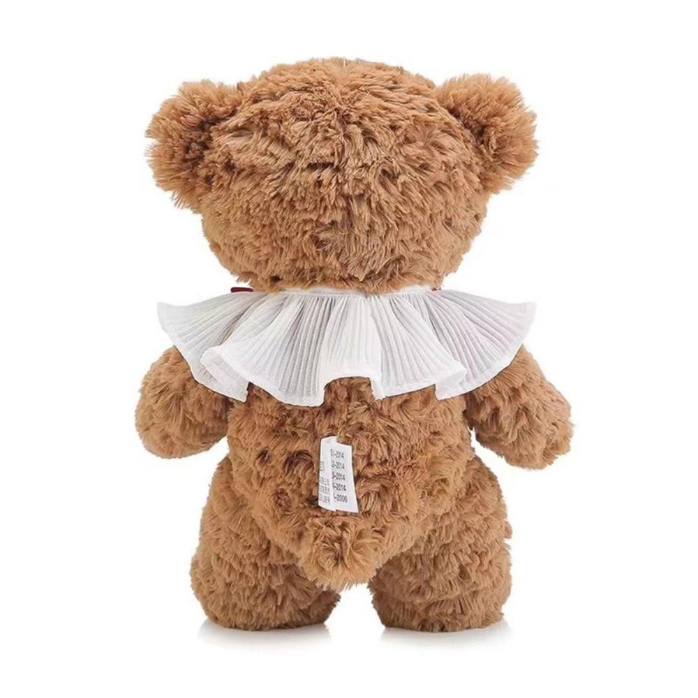 Curly Monica Bear Plush Toys Party Hats Stuffed Animals Cute Bear Doll Toys Soft Brown/Beige Hug Bear Plush Toy Wedding Gifts