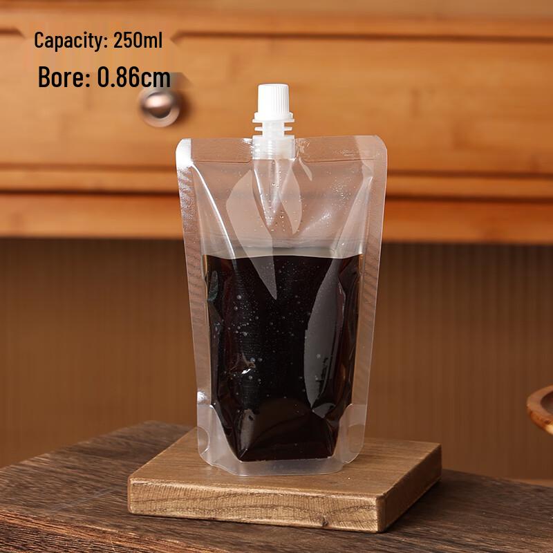 Yu Duo 250ML Transparent Stand-Up Spout Pouches