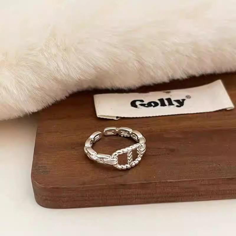 Pig Nose Open Ring - Women's Trendy Cool Style Index Finger Ring with Niche Design and Light Luxury Aesthetic