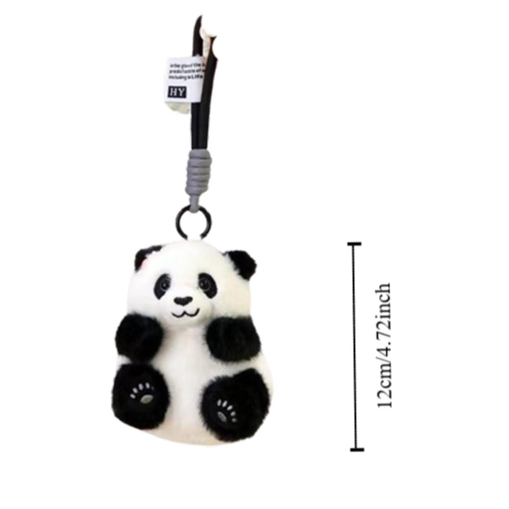 Jewelry Panda  Plush Toy Pendant PP Cotton Plush Creative Keyring  Children Gifts