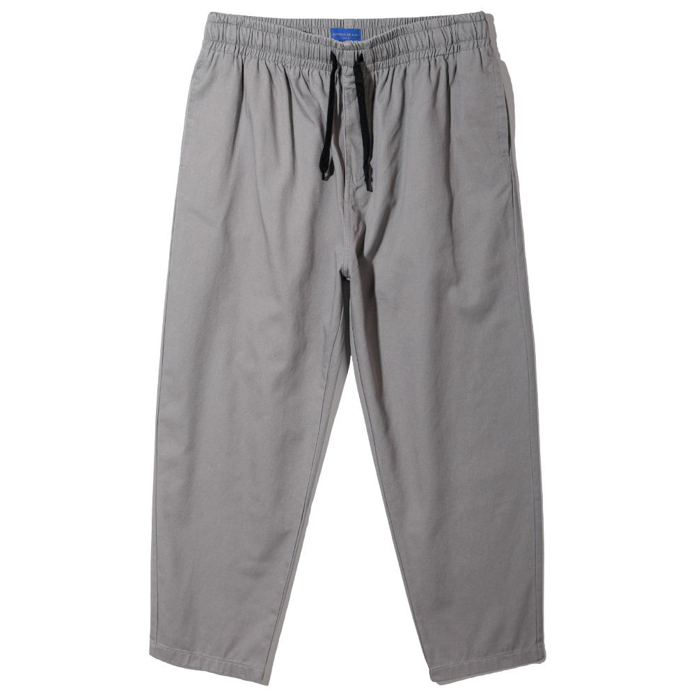 ALVINCLO [De Luxe] Straight Cotton Elastic Waist Pants Dlx1305 (4 Colors)