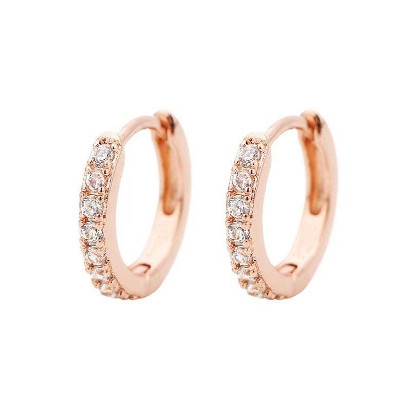 European and American Fashion Zircon Ear Cuffs: Stylish Micro-Inlaid Design for Women’s Versatile Elegant Look.