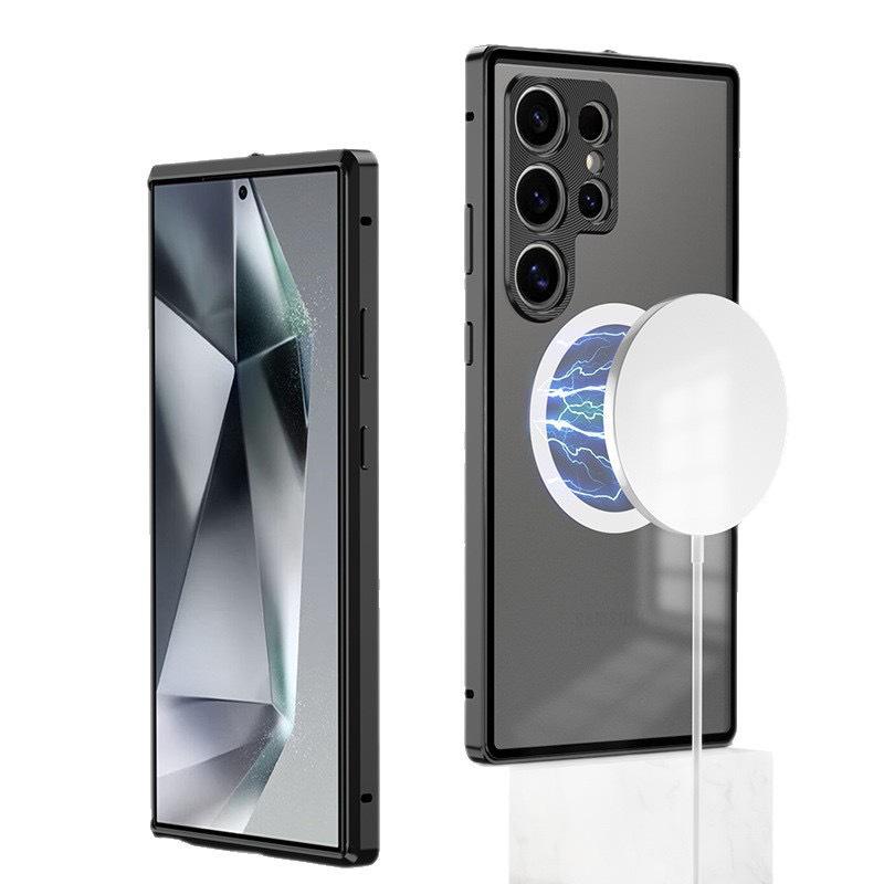 Samsung S26 Ultra Magnetische Metall-Handyhülle mit Spiegelschutz