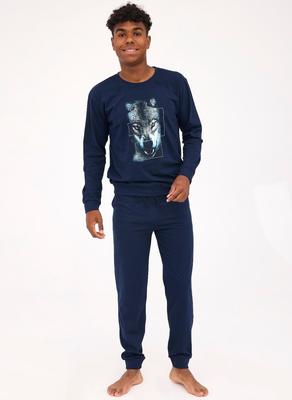 Cornette Pajamas F&Y Boy 998/50 Wolf Length/size 164-188 Cornette