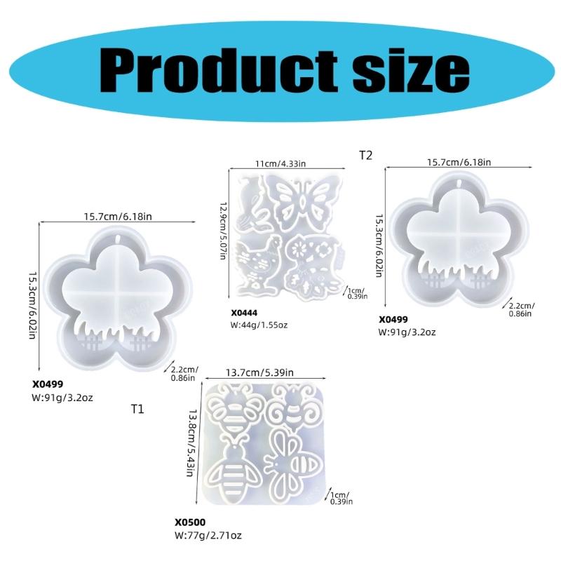 Praktische Stabile Silikon-Gussformen Tragbar für Vogelhäuser Und Kerzenhalter für Heimdekorationsprojekte
