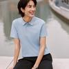 Skechers Knit Moisture-Wicking Quick-Dry Pullover Polo Shirt Women Tops P226W177-02F2