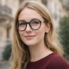 Fashion Eye Protection Anti-Blue Light Glasses UV Protection Round Frame Eyeglasses Ultra Light Frame Women Glasses Women