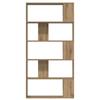 Bookcase 80 x 24 x 159 cm Engineered Wood Artisan Oak