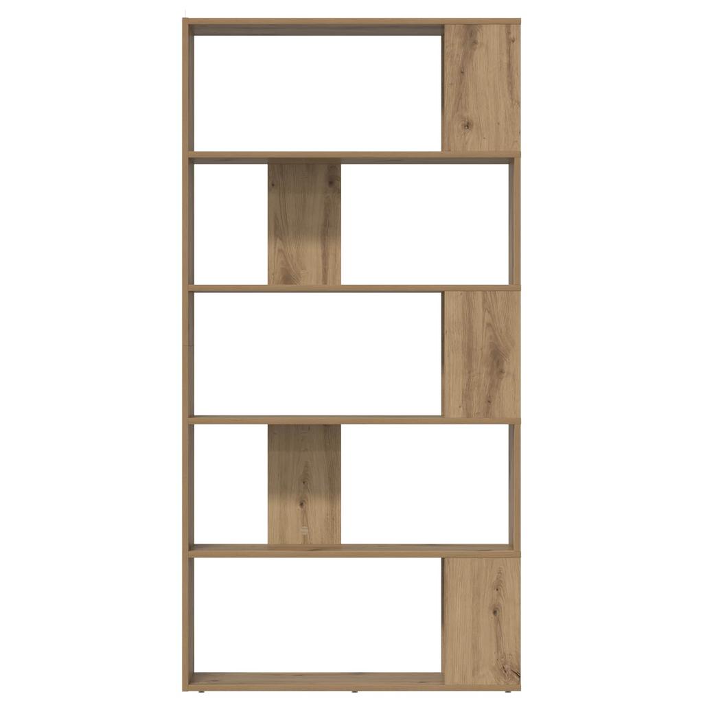 Bookcase 80 x 24 x 159 cm Engineered Wood Artisan Oak
