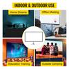 VEVOR Tripod Projector Screen with Stand 100inch 16:9 4K HD Projection Screen Stand Wrinkle-Free Height Adjustable Portable Screen for Projector