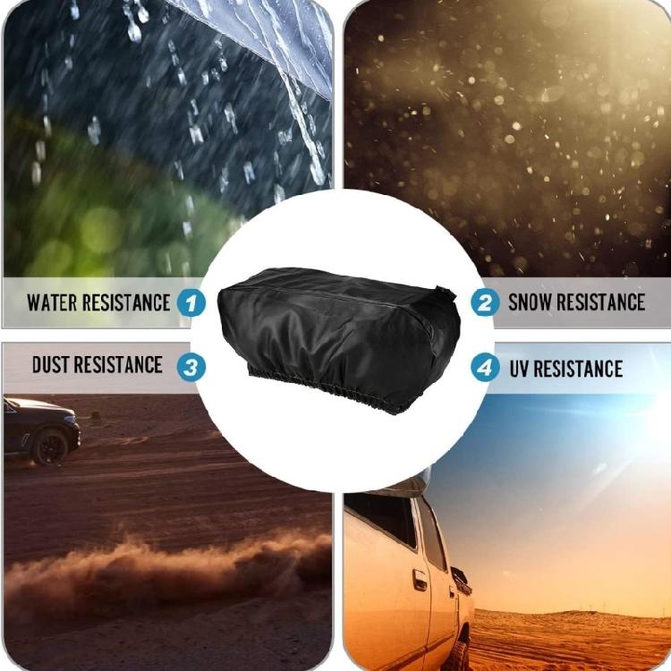 Fabric Winch Cover Heavy Duty Winch Protection Cover Tear Resistant Cover for Electric Winches Easy Installation