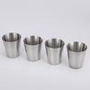 4pcs Stainless Steel Shot Glasses Small Capacity Stackable Metal Drinking Cups 30ml Drinkware for Travel and Party