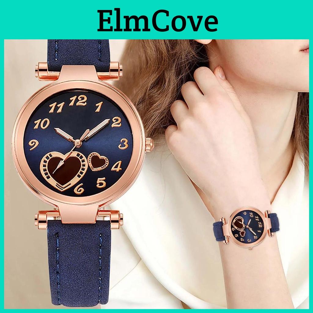 Leather Watch Women Quartz Watches Leather Strap Wristwatches Montre Femme