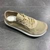 Korean Version of Clown Shoes Ugly Cute Shoes 2025 Summer New Versatile Ice Silk Cloth Shoes Plaid Board Shoes Men's Shoes