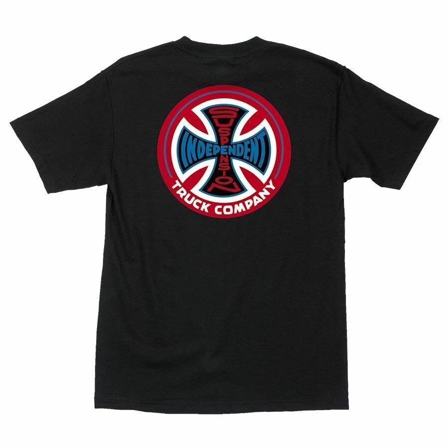 Independent Trucks SUSPENSION SKETCH Skateboard T Shirt BLACK w/RED Logo M