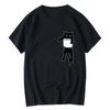 Summer Womens Funny Tshirt Pocket Cat Print Women Cool Oneck T Shirt for Women Short Sleeve Tee Fashion Casual Harajuku Top