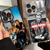 Johnny Hallyday Music Plating Phone Case For Xiaomi Poco X5 X6 X7 X8 Pro Max F8 Ultra F7 M8 M7 M5S Redmi 15C 15 14C 13C 13 X3 12