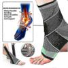 Ankle Brace For Plantar Fasciitis Heel Spur Achilles Tendonitis and Sprained Ankle, Compression Sock with Adjustable Strap For Heel Pain Relief-yvan
