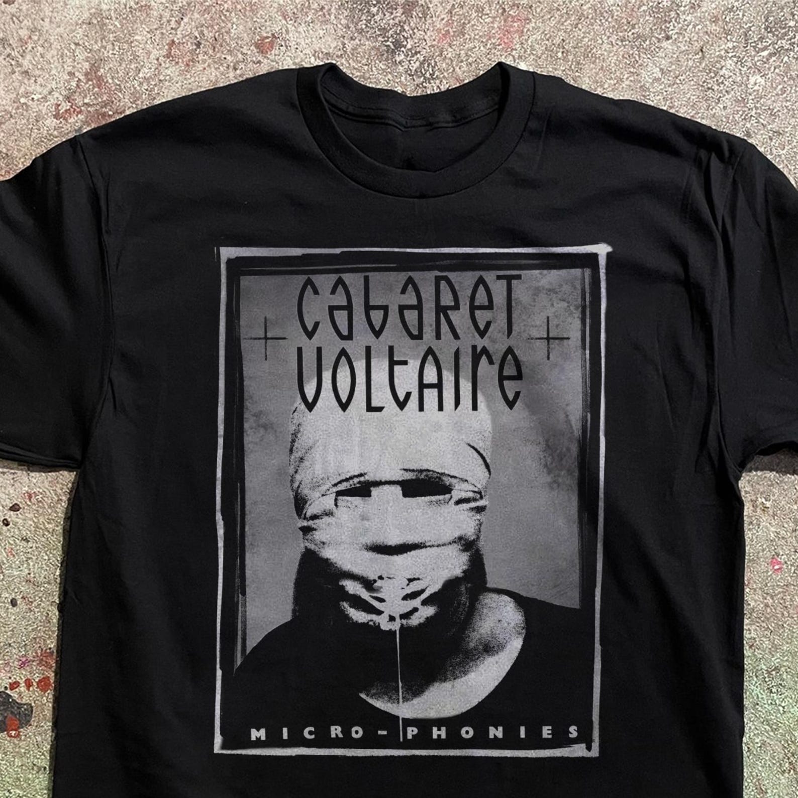 Cabaret Voltaire T-Shirt, Micro-Phonies Album Art Tee, Industrial Electronic Band Shirt, Post-Punk EBM Darkwave Top, S to 5XL 3XL
