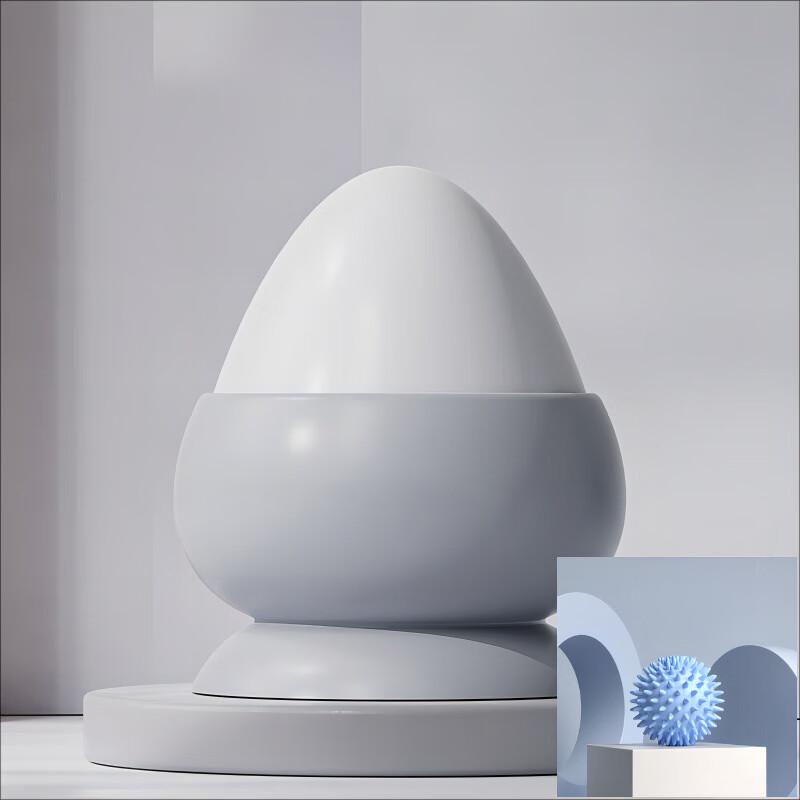 Yiming Suction Cup Fascia Ball with Hedgehog Massager