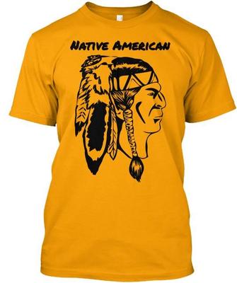 T-shirt Nativa Americana Fatta negli USA Taglia dalla S alla 5XL