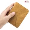 Retro Anti-theft Brush Men's Multi-functional Short Wallet Large Capacity Simple Vertical Multi-card Wallet