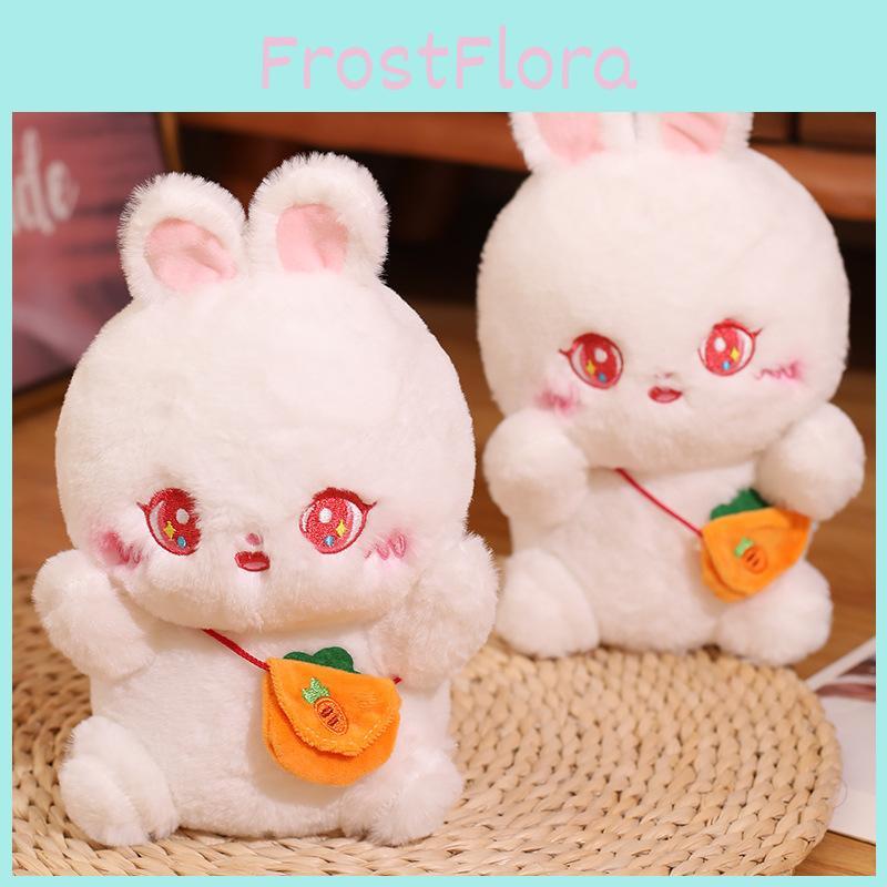Bag Carrot Bunny Plush Toy With Cute Eyes For Kids Play And Collector Display