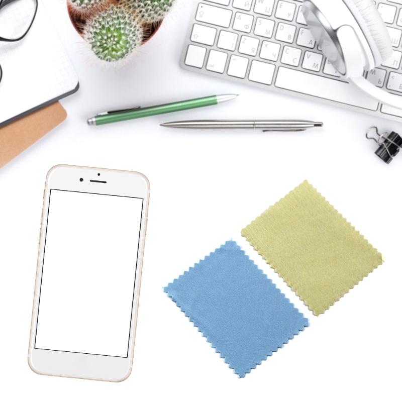 Microfiber Cleaning Cloths,2Inch by 3Inch Lens Cleaning Cloths for Cleaning Electronic Device Screens Eyeglasses Jewelry