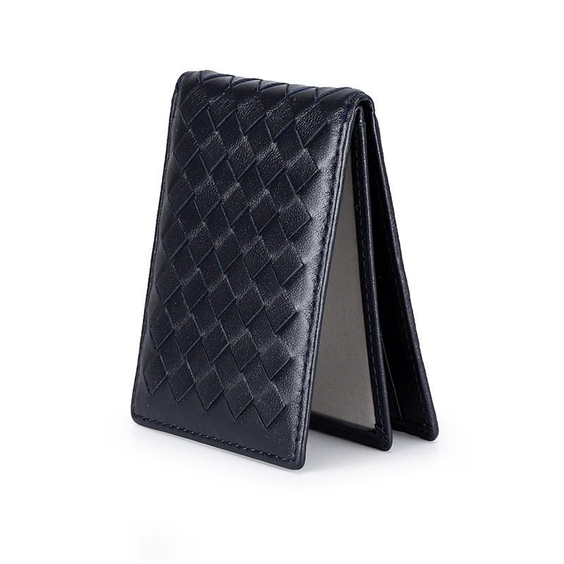 Inside Outside Full Leather Sheepskin Hand-woven Driving License Card Bag Female Case Integrated Two-in-one Men's