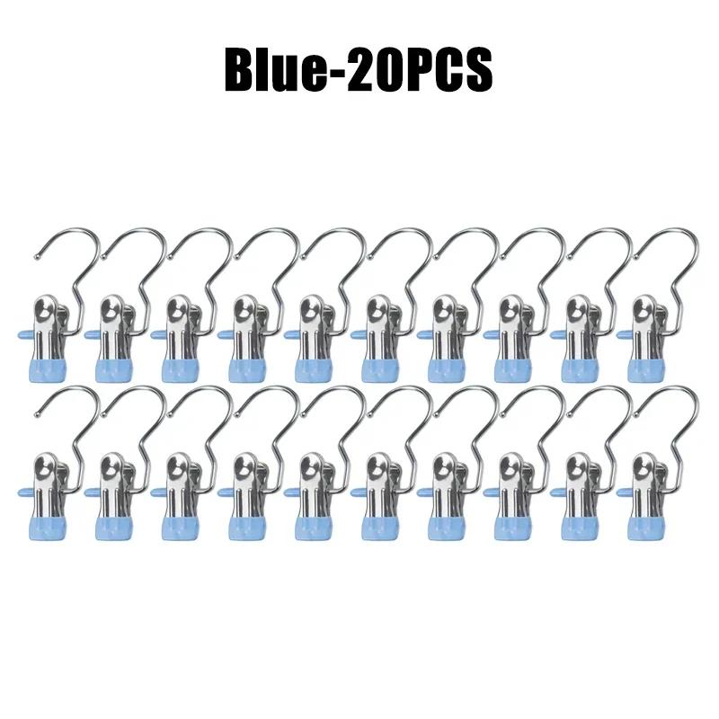 10-100 buc Cârlige de rufe din oțel inoxidabil, clești pentru rufe, cârlig portabil pentru agățat haine, clip pentru haine, organizator de haine pentru garderobă, umeraș
