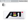 T28Volkswagen Series Aluminum Badge Car Body Stickers Decals Accessories For VW GTI Polo Golf Passat Tiguan T-ROC Arteon Jetta MK6