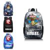 Roblox Pattern Kids Schoolbag Backpack With Starry Background And Large Capacity