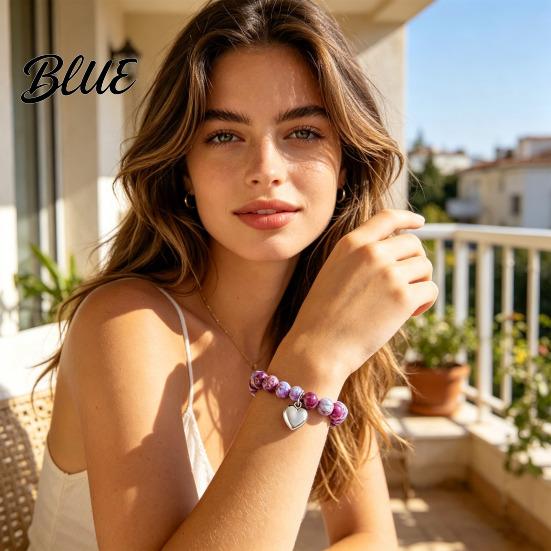 Comfortable Bracelet Women Elastic Rope Natural Stone Beads