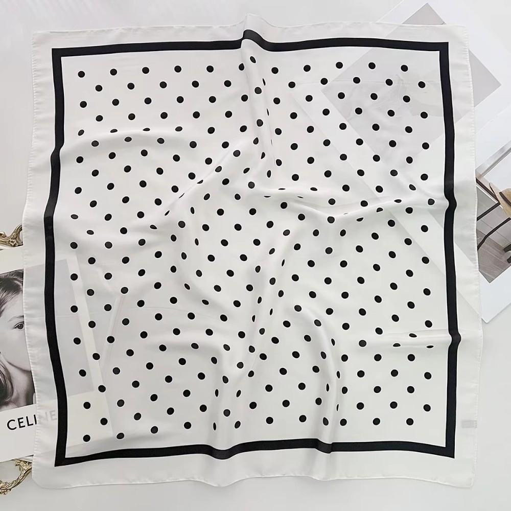 70x70cm Square Scarf Simulated Silk Headscarf Elegant Neck Scarf for Women