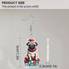 2D Flat Christmas Earring Cute Animal Earrings Christmas Dog Earrings for Women Holiday Christmas Gifts