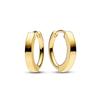 New 18K Gold Plated Organically Shaped Circle Pearl Earrings S925 Silver Round Huggie Hoop Earrings  Fine Women Jewelry
