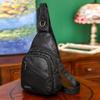 Nuova Borsa Petto da Donna alla Moda con Texture Borsa a Tracolla in Morbida Pelle Zaino Business Casual Borsa per Cellulare