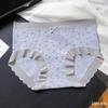 10A Antibacterial Floral Cotton Women's Mid-Rise Briefs - Comfortable & Breathable