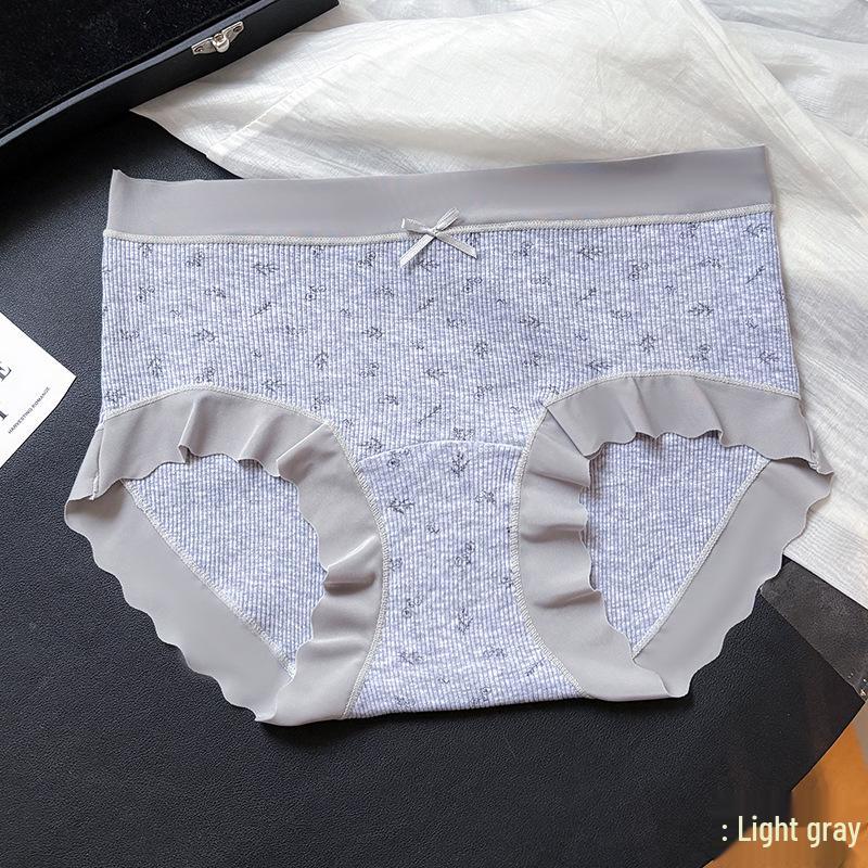 10A Antibacterial Floral Cotton Women's Mid-Rise Briefs - Comfortable & Breathable