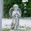 Cemetery Decoration, Sun Angel Monument, Courtyard , Resin Ornament for Courtyard Decoration