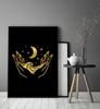 Obraz plakat w ramie 43x33 cm noc p1141