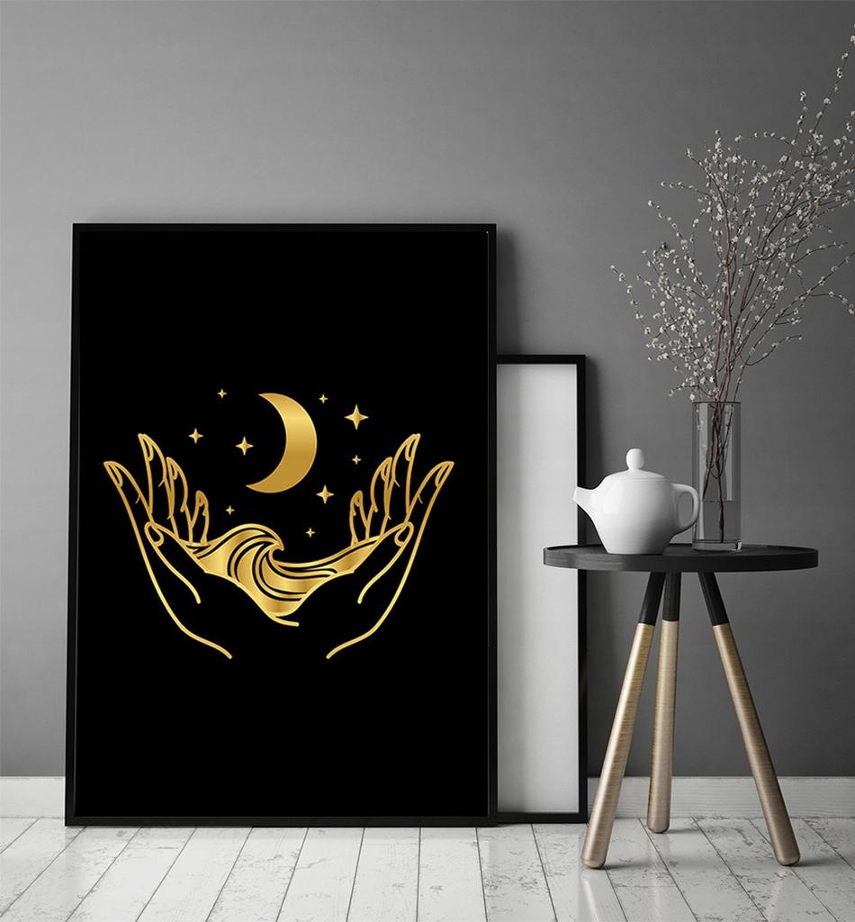 Obraz plakat w ramie 43x33 cm noc p1141