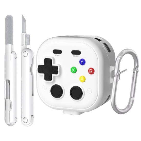 Earphone Case for Galaxy Buds 4 Pro Earbud Protective Carrying Case Funny Game Console Design Hard Shell Cover with Keychain for Boys Men