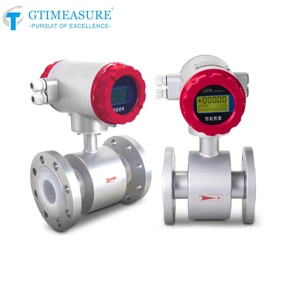 Sewage Waste Water Flow Meter Electromagnetic Flow Meter 4-20mA RS485 Modbus Water Treatment